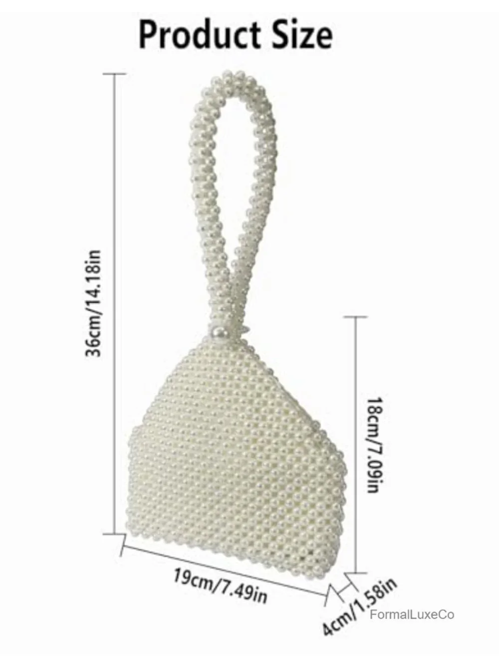 Beaded Elegant Evening Purse Clutch for Wedding Party